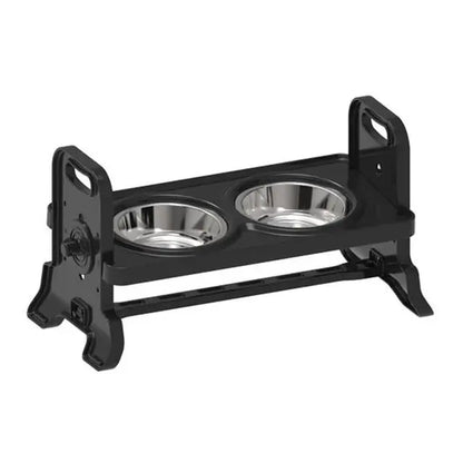 Adjustable Height Pet Feeding Dish Stainless Steel Pet Feeding Rack Strong Durable Elevated Dog Bowls Dog Accessories Mascotas
