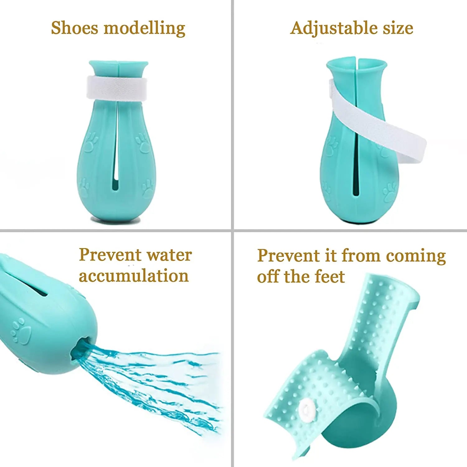 Cat Claw Protector Bath Anti-Scratch Cat Shoes for Cat Adjustable Pet Bath Wash Boots Cat Paw Nail Cover Pet Grooming Supplies