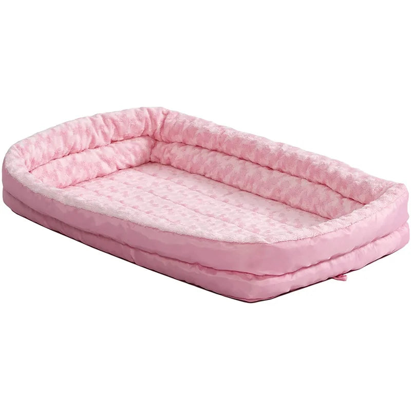 Double Bolster Pet Bed