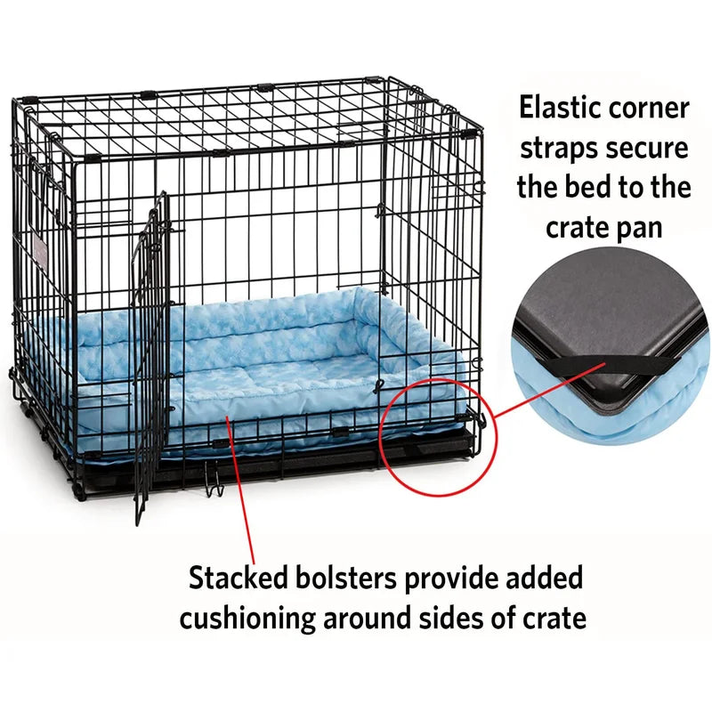 Double Bolster Pet Bed