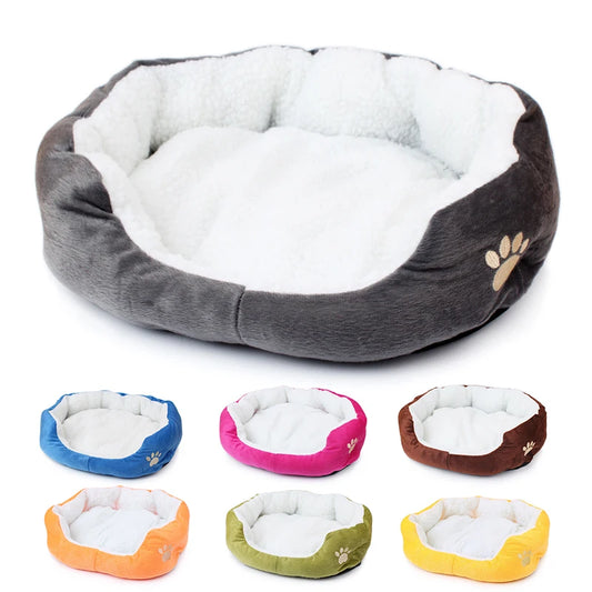 Pet Cat Dog Bed Soft 7 Colors 60*50CM Cashmere Sofa Washable Detachable Beds Pets House for Puppy Chihuahua Accessories