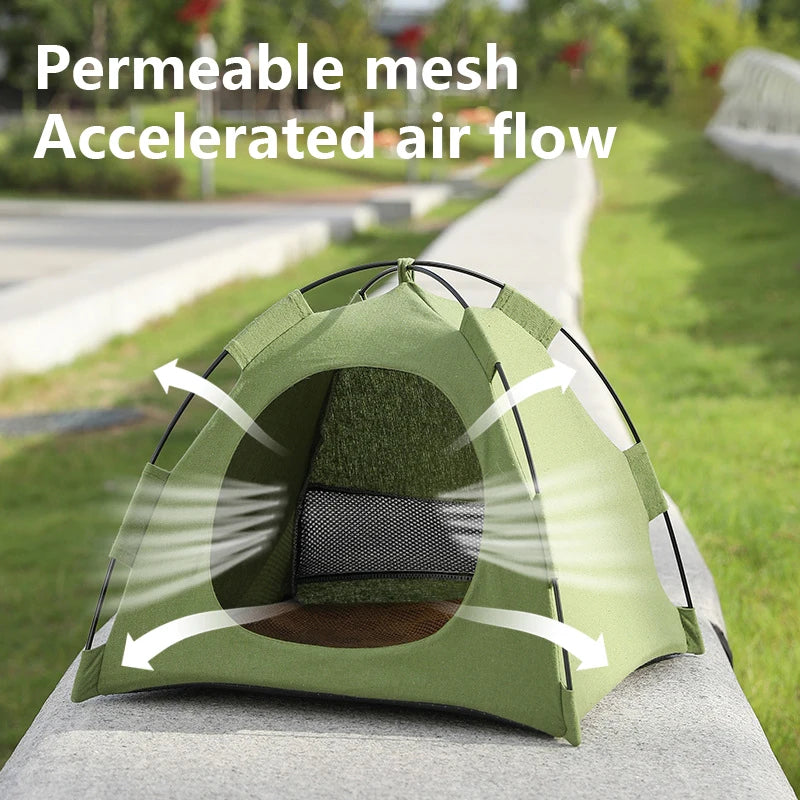 Waterproof Cat Bed Mini Pet Bed Tent Breathable Cave Warm Cushions Furniture Sofa Basket Beds Puppy Kitten Tent Pet Accessories