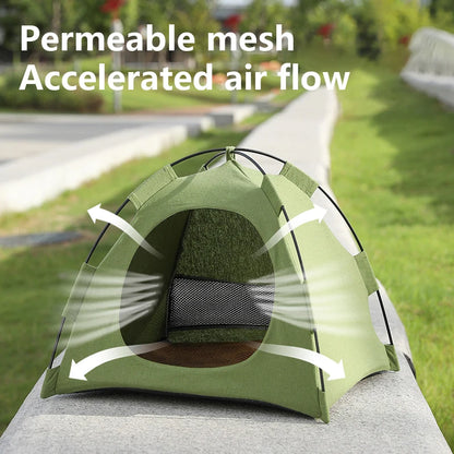 Waterproof Cat Bed Mini Pet Bed Tent Breathable Cave Warm Cushions Furniture Sofa Basket Beds Puppy Kitten Tent Pet Accessories