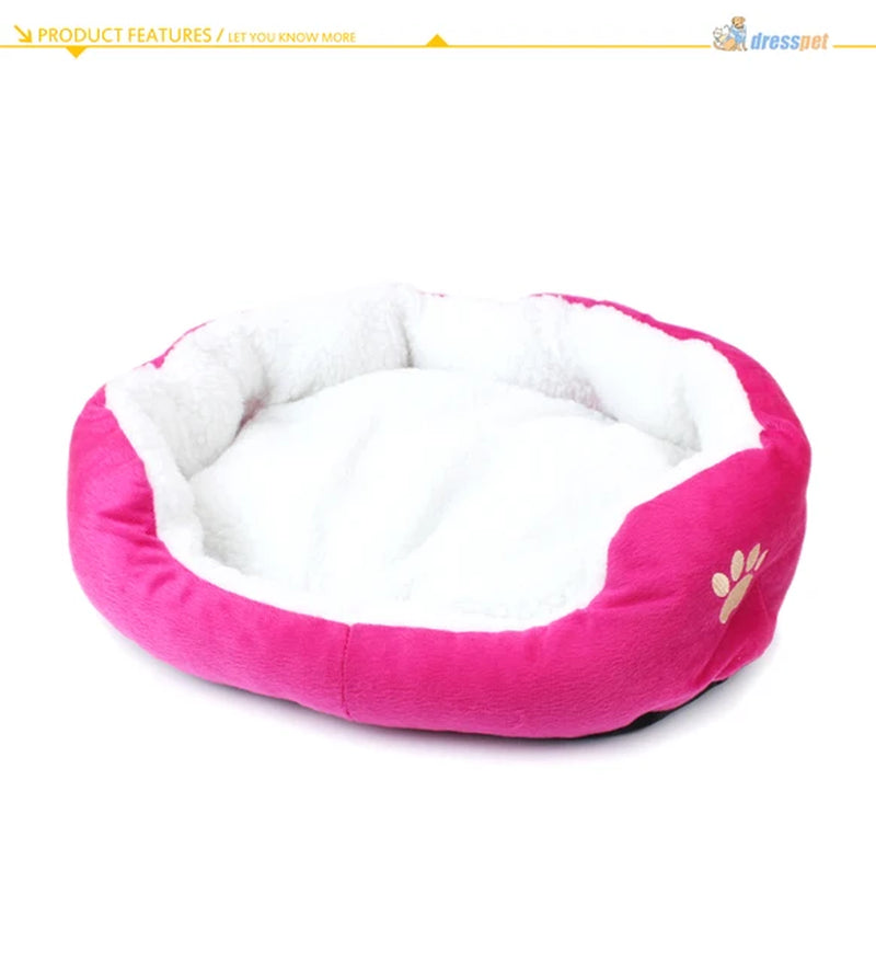 Pet Cat Dog Bed Soft 7 Colors 60*50CM Cashmere Sofa Washable Detachable Beds Pets House for Puppy Chihuahua Accessories