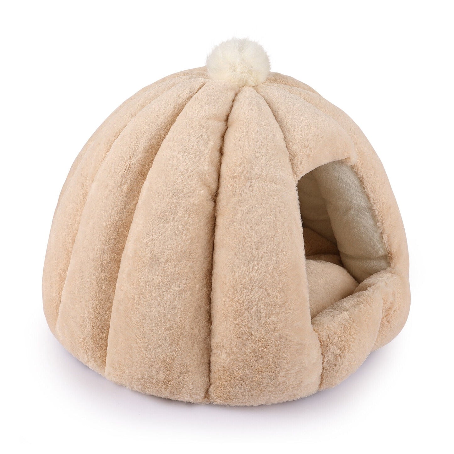 Cozy Pet Bed Cat Cave with Removable Cushion for Cats Small Dogs